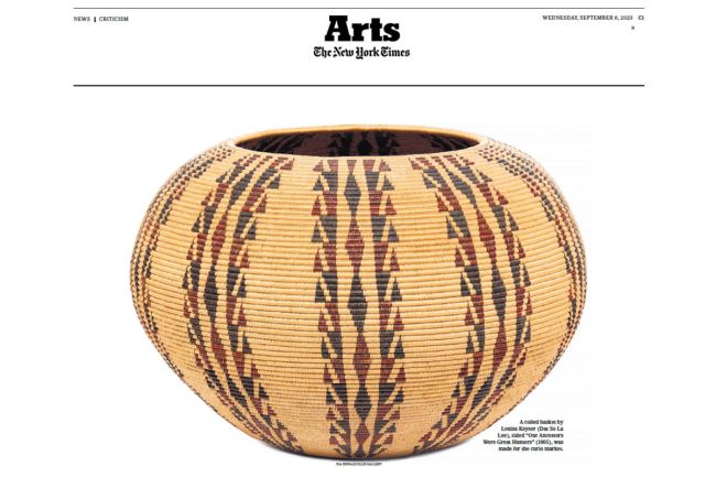 Louisa Keyser Praised in the New York Times