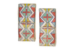 PAIR OF PARFLECHE ENVELOPES P4290