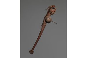Bow Warrior Society War Club P4320