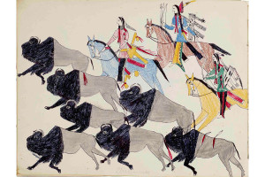 Buffalo Hunt P4470-4